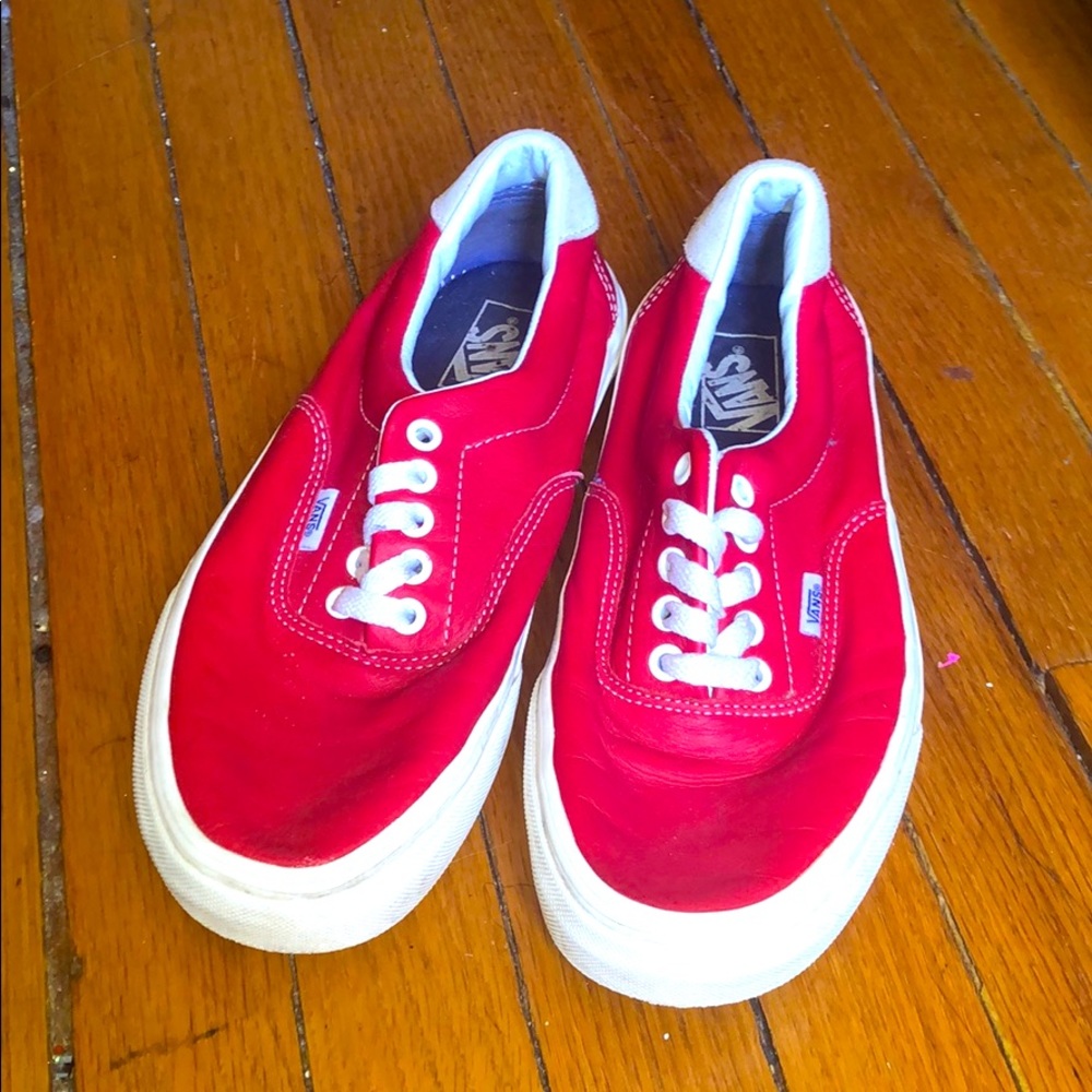 Red Low Top Vans
